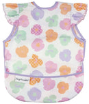 Tiny Twinkle Mess Proof Baby Bib - Waterproof & Lightweight Baby-Led Weaning Apron | 100% Recycled Polyester, Easy Clean & Machine Washable (Floral Pop, Small 6-24 Months) by TinyTreasures Baby Boutique