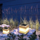 2 Pack Solar Rock Lights Outdoor - Solar Powered Landscape Ground Fake Rocks Light Waterproof with Warm LED Lights for Table Patio Yard Garden Pathway Walkway Decor(Grey) by GreenHaven Gardens
