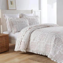 MarCielo 3-Piece 100% Cotton Oversized Bedspread Lightweight Quilt Coverlet Embroidery Farmhouse Bedding Set (TJ Colorful,King (112"x102")) by CozyNest Decor