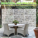 Outdoor Privacy Screen,72" H×47" W Metal Privacy Screen, Freestanding Privacy Fence Panels for Patio by GreenHaven Gardens