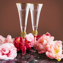 Diamond Champagne Flutes Premium Barware Gift Elegant Drinkware Collection by The Wine Savant