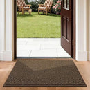 COSY HOMEER-Door-Mat 24"x36" Non Slip Absorbent Entryway Rugs Dirt Trapper Doormats Washable Entrance Mats Low Pile Welcome Floor Mat for Front Back Door and Entry Mats,Brown by CozyNest Decor
