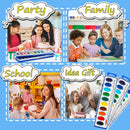 Watercolor Paint Set, Washable paint 10 Colors, 24 Sets with Brush Watercolor Paint Set by TinyTreasures Baby Boutique