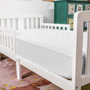 NTBAY 2 Pack Waterproof Crib Mattress Protector, Quilted 28"x52" Toddler Fitted Sheet - Machine Washable - Soft and Breathable Mattress Pad Cover for Crib, Nursery, Daycare, Cot, White by TinyTreasures Baby Boutique