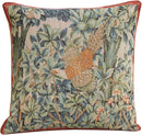 Charlotte Home Furnishings Decorative Tapestry Pillow Cover 14x14 in, Green Pheasant Couch Throw Pillow Cover, French Country Square Cushion Cases for Bed Room Home Decor, Soft Cotton Jacquard Woven by CozyNest Decor