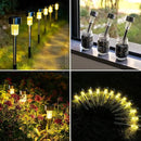 GIGALUMI Solar Pathway Lights 12 Pack, Stainless Steel IP44 Waterproof Auto On/Off Outdoor LED Solar Landscape Lights for Garden, Yard, Patio, Path and Walkway. (Warm White) by GreenHaven Gardens