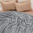 Bedsure GentleSoft Blankets Queen Size for Bed - Super Soft Cozy Blanket for Women Men Girls, Large Fuzzy Fleece Throw for Bedroom Decor, Silver Grey, 90x90 Inches by CozyNest Decor