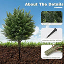 28" UV Resistant Artificial Shrubs for Outdoors - Real Looking Faux Bushes, Fake Cedar Trees, Outdoor Faux Ball Plants & Topiaries - Set of 2 Artificial Shrubs, Artificial Bushes for Garden Decor by GreenHaven Gardens