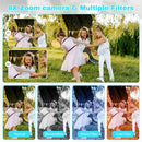 Digital Camera FHD 1080P Video & 8X Digital Zoom - Compact Point and Shoot Digital Camera with 2.4" Screen, 800mAh Rechargeable Battery - Portable Small Camera for Kids Teens Girls Boys (Teal) by TinyTreasures Baby Boutique