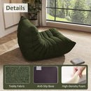 Bean Bag Chair, Oversized Bean Bag Chair for living Room, Fireside Chair for adults with Memory Foam Filled, Big Accent Sofa Lounge Floor Sofa for Gaming, Reading, Relax, No Assembly Required. (Green) by CozyNest Decor