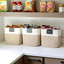 NaturalCozy 13 Inch Cube Storage Bins Cotton Rope Woven Baskets for Organizing 3-Pack | 13 x 13 Storage Cubes | Fabric Square Storage Baskets for Shelves Organizer, Kids Toy Bins, Closet Baby Nursery by CozyNest Decor