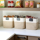 NaturalCozy Storage Cubes 11 Inch Cotton Rope Woven Baskets for Organizing, 3-Pack | Cube Bin Square Shelves Organizer, Classroom, Kids Toy Bins, Closet, Baby Nursery by TinyTreasures Baby Boutique