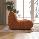Bean Bag Chair, Oversized Fireside Chair Bean Bag Sofa Large Bean Bag Chair for Adults, 3 Seater Bean Bag Chairs for Teens with High Density Comfortable Foam, Bean Bag for Living Room, Bedroom(Orange) by CozyNest Decor