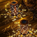 Solar Lanterns Outdoor Waterproof, Dragonfly Birthday Gifts for Women Men, Hanging Solar Lantern for Yard, Patio, Porch, Backyard, Landscape, Garden Decor