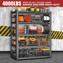 47.2" W Garage Shelving Heavy Duty Storage Shelves 5 Tier Adjustable Heavy Duty Shelving 4000LBS Metal Shelves for Garage Storage Rack Utility Rack Industrial Shelf 72" H x 47.2" W x 23.6" D by GreenHaven Gardens