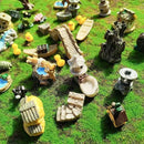 37PCS Fairy Garden Accessories, Miniature Nature Village Theme Fairy Garden Supplies for Outdoor, Mini Resin Animals House Bridge Pool Figurines Micro Landscape Succulent Plant Pots Terrarium Decor by CozyNest Decor