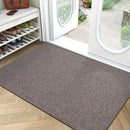LUMI Ultra Thin Door Mat for Entryway,36"x59" Low Profile Non Slip Rubber Backing Indoor Doormat, Easy Clean Welcome Entrance Mat for Inside House, Patio, Brown by CozyNest Decor