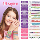 Chilpals Friendship Bracelet Making Kit for Girls,Arts and Crafts for Kids Ages 8-12,Birthday Gifts Ideas for Girl 7 8 9 10 11 Year Old - 2 in 1 Bracelets String Maker Toys Set (Yellow) by TinyTreasures Baby Boutique