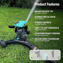 Lawn Pulsating Impact Sprinkler 300011 with a Gear Drive on Metal Base, Adjustable to 360 Degrees by New England Garden Tools by GreenHaven Gardens