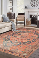 Keen Home Design 3x5 Rug - Machine Washable Entry Rug with Non-Slip Backing, Ideal for Enteryway, Kitchen, Bathroom, Laundry Room - Vintage, Easy Clean, Durable, Low Pile Rug - (3' x 5') by CozyNest Decor