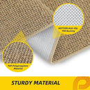 JSEI Dirt Trapper Door Mat 20"x32" Non-Slip Washable Entrance Mat, Dog Doormats, Absorbent & Fade-Resistant Floor Mats, Low Profile Welcome Mats for Entryway, Front Door, and Inside Entrance, Beige by CozyNest Decor