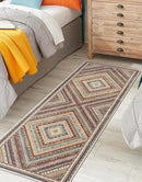Keen Home Design 2x12 Rug - Machine Washable Runner Rug with Non-Slip Backing, Ideal for Hallway, Entryway, Kitchen, Laundry Room - Vintage, Easy Clean, Durable, Low Pile - (2'6" x 12') by CozyNest Decor
