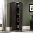 Sauder Storage Cabinet/ Pantry cabinets, 29.61 " x D: 16.02 " x H: 71.50", Cinnamon Cherry finish by CozyNest Decor