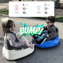 12V Kids Bumper Car, Electric Baby Bumper Car for Toddlers with Remote Control, 3 Speeds - White by TinyTreasures Baby Boutique