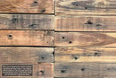 Urban Legacy Reclaimed Barn Joist Deep Floating Shelves | Deep Shelves with Low Profile Shelf Bracket with High Weight Capacity, Set of 2 (48" x 11" x 2.5", Rustic Brown) by CozyNest Decor