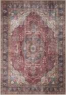 Keen Home Design 10x14 Rug - Machine Washable Area Rug with Non-Slip Backing, Ideal for Living Room, Dining Room, Bedroom - Vintage, Easy Clean, Durable, Low Pile Rug - (9'7" x 14') by CozyNest Decor