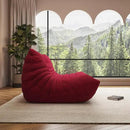 Bean Bag Chair, Oversized Loveseat Fireside Chair for Adults, 2 Seater with Memory Foam Filled, Lazy Sofa Lounge Floor Sofa for Living Room, Bedroom, Office, No Assembly Required. (Burgundy) by CozyNest Decor