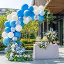 JOYIN 150 Pcs Light Blue Balloons, Different Sizes 18 12 10 5 Inch Light Blue Latex Balloon Arch Kit with Instruction for Birthday Party Graduation Wedding Holiday Decoration by TinyTreasures Baby Boutique