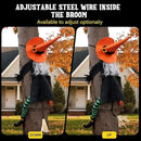 POPGIFTU 53" Halloween Crashing Witch Decoration – Funny Flying Witch for Tree, Yard, Porch & Outdoor Halloween Decor by CozyNest Decor