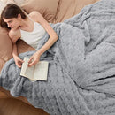 Bedsure GentleSoft Blankets Queen Size for Bed - Super Soft Cozy Blanket for Women Men Girls, Large Fuzzy Fleece Throw for Bedroom Decor, Silver Grey, 90x90 Inches by CozyNest Decor
