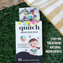 Quitch Mosquito Bite Itch Relief Patch, After Bite Insect Bite Treatment, Anti Itch Cream Alternative, Insect Bite Relief, Cruise, Travel and Camping Essential for Kids by TinyTreasures Baby Boutique
