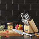 McCook® Knife Sets,German Stainless Steel Knife Block Sets with Built-in Sharpener by CozyNest Decor