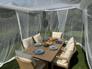 Mosquito Net for Patio 13 x 10 FT | Very Large Sizes & Fabric Designed for Outdoors | Insect House Screen Netting for Gazebo, Porch & Garden Terrace | White Outside Canopy Bug Protection by GreenHaven Gardens