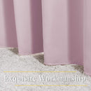 NICETOWN Room Darkening 78 inch Curtains for Doorway 2 Panels, Grommet Light Reducing Thermal Insulated Privacy Door Curtains Window Treatments for Bedroom, Baby Pink, W52 x L78 by TinyTreasures Baby Boutique