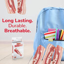 BioSwiss Bandages, Bacon Shaped Self Adhesive Bandage, Latex Free Sterile Wound Care, Fun First Aid Kit Supplies for Kids, 24 Count by TinyTreasures Baby Boutique