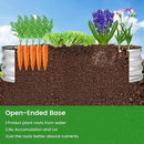 2 Pcs 4.5x2x1ft Oval Raised Garden Bed, Galvanized Raised Beds,Open-Ended Base Metal Raised Planter Beds,Planter Raised Boxes for Vegetables, Flowers,Tool-Free Asse,Rubber Edge by CozyNest Decor