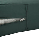Classic Accessories Ravenna Water-Resistant 25 x 25 x 5 Inch Square Patio Seat Cushion Slip Cover & Foam, Mallard Green, Lounge Chair Cushion by GreenHaven Gardens