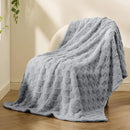 Bedsure GentleSoft Silver Grey Throw Blanket for Couch - Checkered Fleece Blankets Gifts for Women Men Girls, Cute Soft Cozy Throw for Bedroom Home Decor Gifts, 50x60 Inches by CozyNest Decor