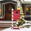 5FT Lighted Christmas Countdown Sign, Remote Control Available Within 0-60 Days, Holiday Countdown Sign Decor with 125 LED Lights, Freestanding Glittered Holiday Display for Outdoor, Indoor by CozyNest Decor