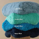 Bedsure GentleSoft Fluffy Bright Blue Blankets Queen Size for Bed, Thick Sherpa Faux Fur Fleece Fuzzy Plush Winter Warm Soft Queen Blankets, Bedroom Decor Blue Cozy Gifts for Women Men, 90x90 by CozyNest Decor