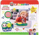 eKids Cocomelon Toy Singalong Boombox with Microphone and Built-in Music, Toddler Toys for Fans of Cocomelon Gifts by TinyTreasures Baby Boutique