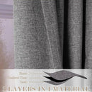 150 Inches Extra Wide Room Divider Draperies, Pinch Pleat Drapes, Absolutely Blackout Sliding Door Drapery, Total Privacy Ceiling Track Curtains, 150" W by 96" L, Gray (1 Panel) by CozyNest Decor