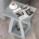 End Table, Side Table, Nightstand, Sofa Side Table with Shelf, Modern End Table for Living Room, Bedroom by CozyNest Decor