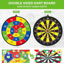 Large Dart Board for Kids, Kids Double-Sided Dart Board with Sticky Balls and Darts, Indoor/Outdoor Sport Fun Party Play Game Toys, Gifts for 3 4 5 6 7 8 9 10 11 12 Year Old Boys Girls by TinyTreasures Baby Boutique
