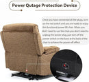 27in Extra Wide Power Lift Recliner Chair for Big Tall with Extended Footrest Heat Massage, Oversized Electric Lift Recliner Chairs for Adults Elderly Seniors, Arm Storage & Cup Holders by CozyNest Decor
