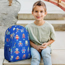 Wildkin 15-inch Kids Backpack – Durable, Padded, Adjustable for School & Travel - Robots by TinyTreasures Baby Boutique